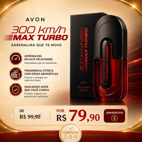 PROMOÇÃO PERFUME MASCULINO 300 KM
