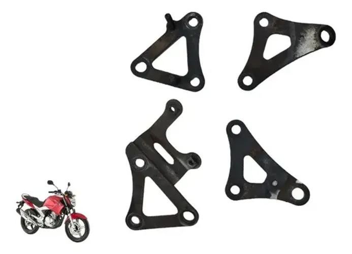 Kit Suporte Do Motor Fazer Ys 250 2005 2006 2007 2008 2009
