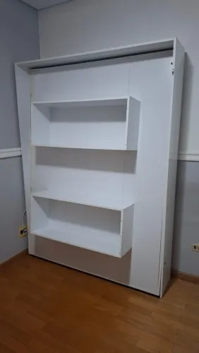 Cama de casal embutida