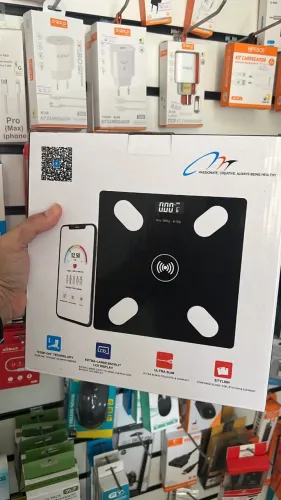 Balança Digital de Bioimpedância Premium com Bluetooth