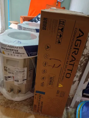 Ar condicionado split agratto inverter 9mil BTUs