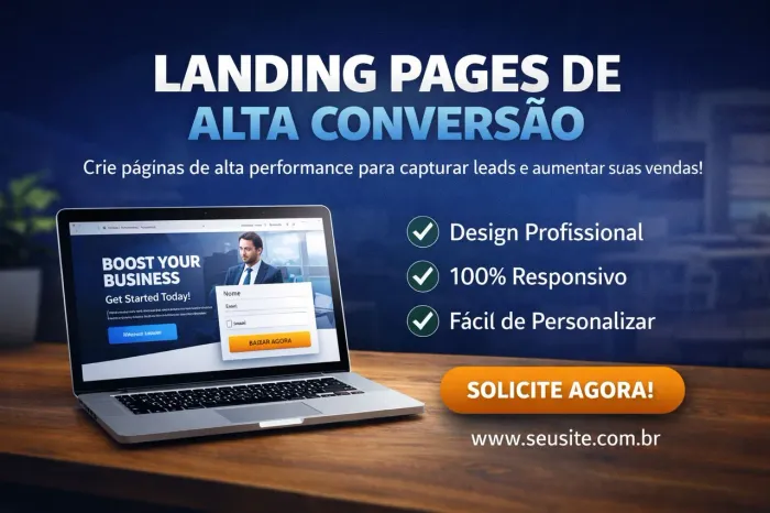 Criação de sites e LPs