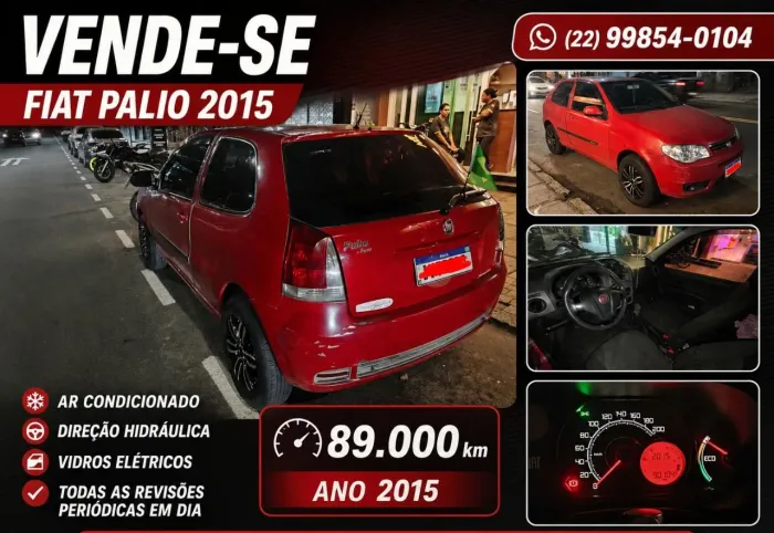 Fiat Palio 1.0/ Trofeo 1.0 Fire/ Fire Flex 2P 2015