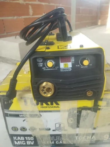 Máquina de solda mig sem gás 