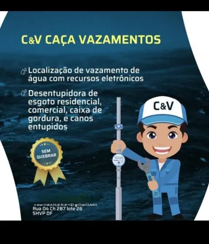 CAÇA VAZAMENTOS EM Vicente Pires e todo DF e região