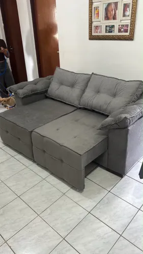 Sofá Retrátil 1,90m Apenas R$1.380,00