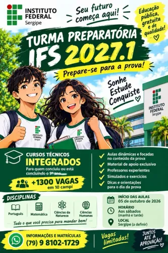 Curso preparatório para entrar no ifs ensino médio