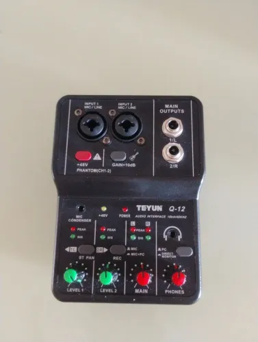 Interface de áudio Teyun Q-12 