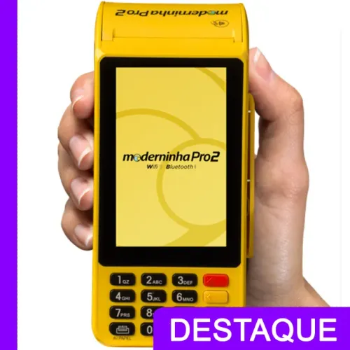 Maquininha PagBank Moderninha Pro 2 - Maquineta PagSeguro Reduzimos suas taxas