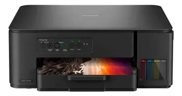Impressora Multifuncional Brother Dcpt430 nova w Tanque Tinta Wifi Preto 127/220v