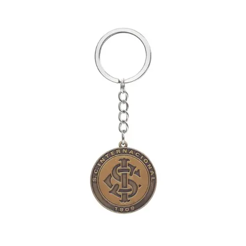 Chaveiro do internacional de metal 3D