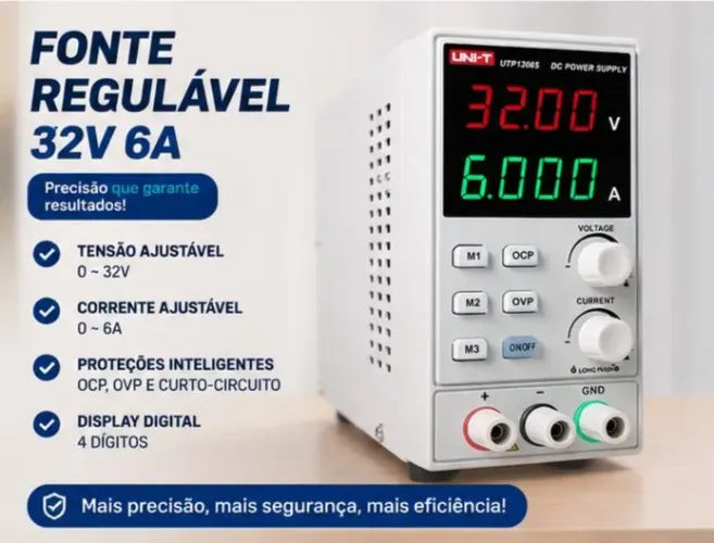 FONTE DE BANCADA REGULAVEL 