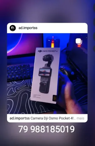 Camera Dji Osmo Pocket 4 - Nova Lacrada