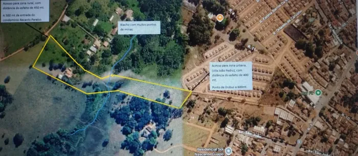 CHÁCARA 24.261,63 M² EM GUAPÓ-GO ? R$ 1.500.000