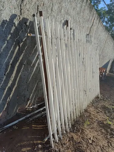 Grade de ferro metalon para fazer muro de casa