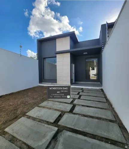 Estrutura Moderna -Casa a venda com 2/4- No Feira 7, Documentação inclusa