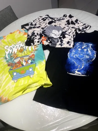 Kit 3 Camisetas GEEK/ANIME ? DBZ, Scooby Doo & Rei Leão | Tam XGG/2GG/GGG Marca PITICAS
