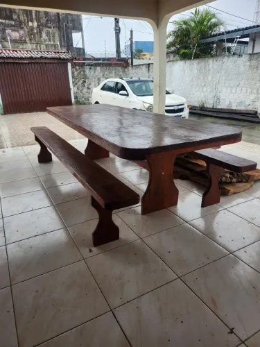 Mesa Rústica de Jatoba 