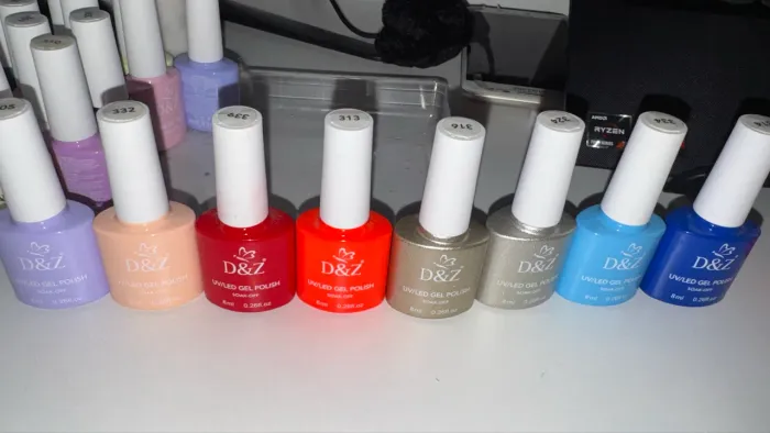 KIT 40 ESMALTES EM GEL D&Z