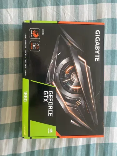 Placa de Vídeo Gigabyte GTX 1660 OC 6GB - Seminova, Completa na Caixa