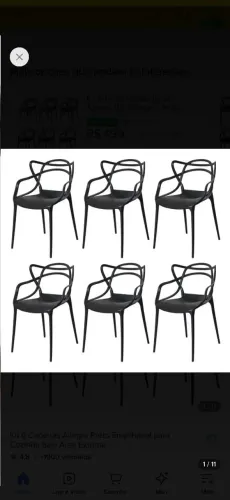 Oportunidade 6 cadeiras