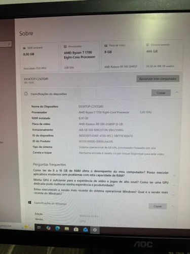 Pc Gamer Ryzen 7