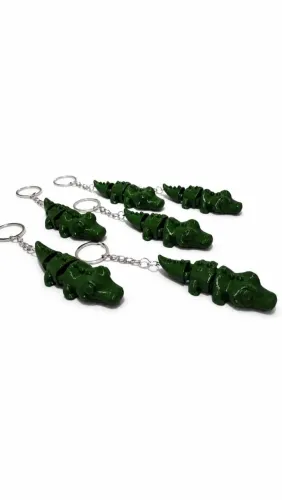 Chaveiros crocodilo articulado 