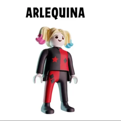 Kinder Ovo Playmobil DC - Arlequina