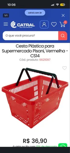 Cesta de Supermecado 