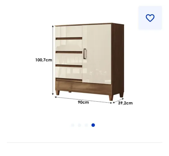 Cômoda nova com porta