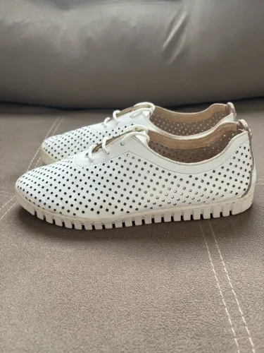 Tênis/ Sapato Casual Couro Branco