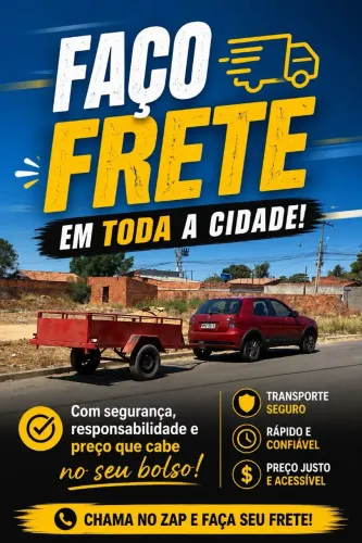 Faço frete 