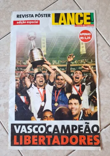 Revista Lance! Vasco Campeão da Libertadores 1998