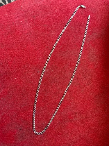 Corrente prata 60cm