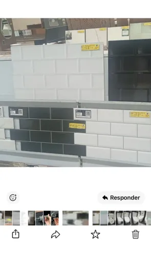 Piso resto de obra tijolinho branco