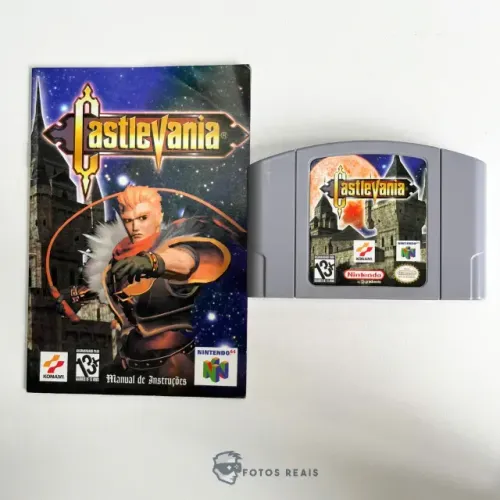 JOGO CASTLEVANIA + MANUAL SEMINOVO - N64