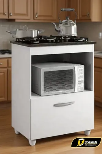 Balcão Salvia P/ Cooktop 5 Bocas Pronta Entrega