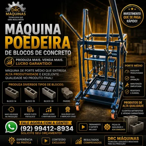 Máquinas para blocos 