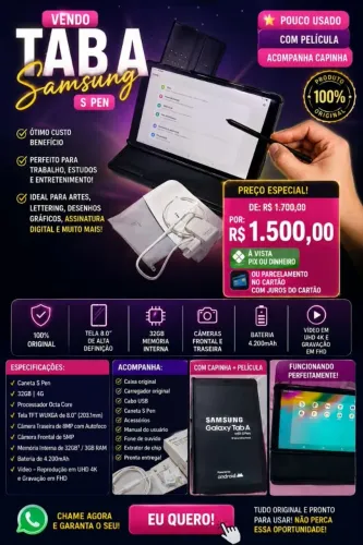 Tablet Samsung Galaxy A S Pen