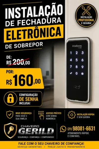 Instalação de Fechadura Digital/Eletrônica 