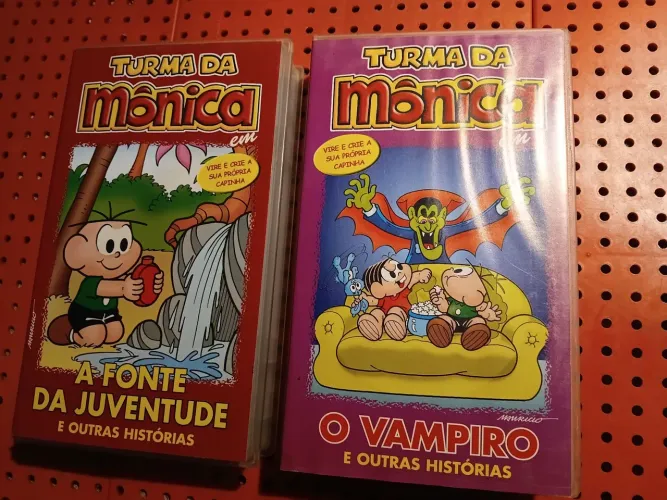 Duas Vhs da Turma da Mônica ler discrição