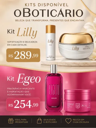 Kits O Boticário 