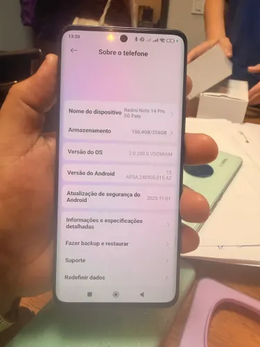 Celular redimi Note pro 256gb semi novo única dona NF