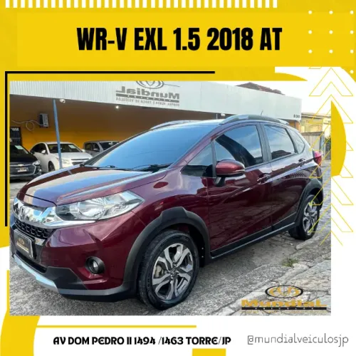 Honda WR-V EXL 1.5 Flexone 16V 5P Aut. 2018