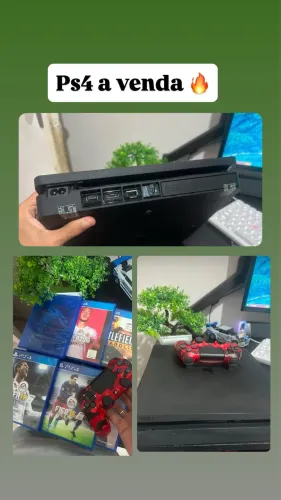Ps4 a venda com jogos ? pouco tempo de uso