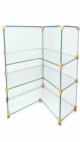 Vitrine de vidro para exposição