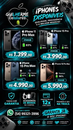 iPhones Semi novos com Garantia?| 256GB