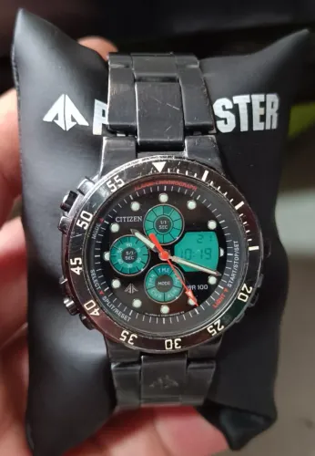 Relógio Citizen Promaster Combo C450 Ótimo Estado Funcionando 