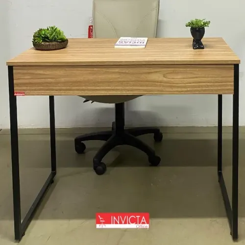 Mesa Reta 90cm para Estudos/Escritório/Home Office