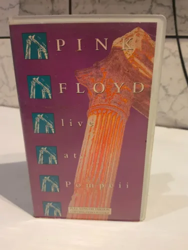 Fita VHS Pink Floyd - Live At Pompeii (Full Length Version) Original Rara